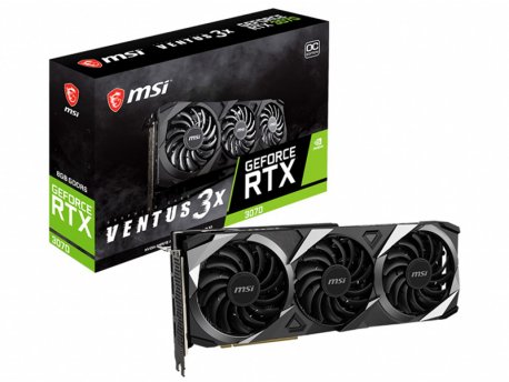 MSI NVidia GeForce RTX 3070, 8GB, 256-bit, VENTUS 3X OC