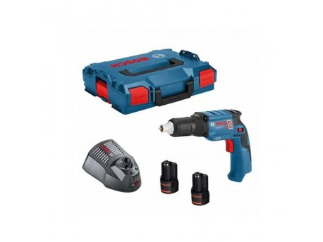 BOSCH plavi alat GTB 12V-11 2 x 3Ah Akumulatorski odvrtač za suvu gradnju u L-Boxxu
