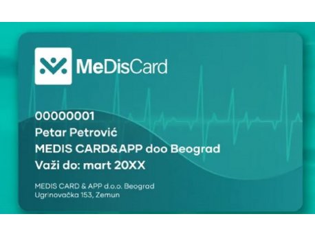 BC GROUP MeDis Medical zdravstvena kartica