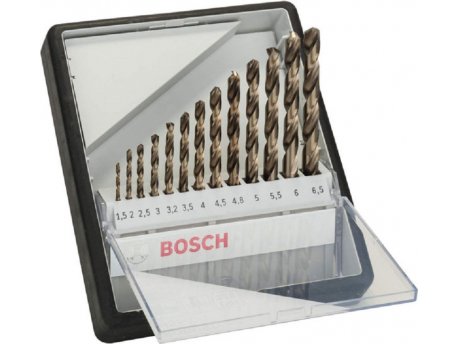 BOSCH plavi alat 13-delni Robust Line set burgija za metal HSS-Co DIN 338 135° 2607019926