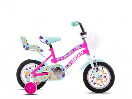 ADRIA BMX 12''HT FANTASY pink-tirkiz