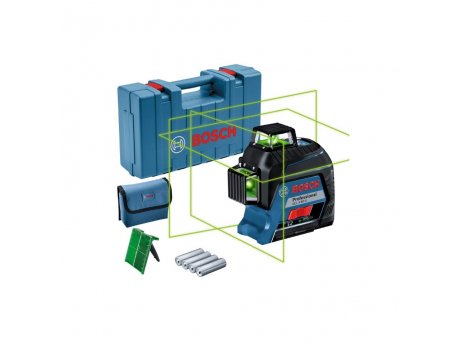BOSCH plavi alat GLL 3-80 G linijski laser sa zelenim zrakom domet 80m