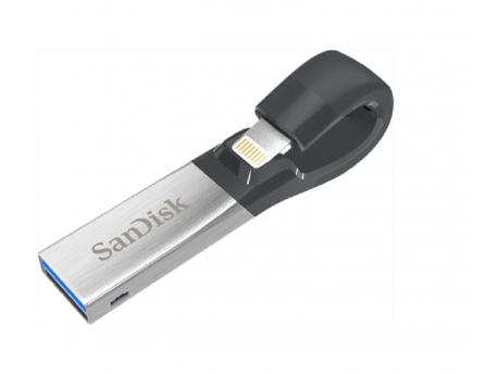 SANDISK 16GB USB 3.0 / Lightning iXPAND (Crna/Siva) - SDIX30C-016G-GN6NN