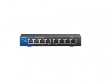 LINKSYS 8-Port Desktop Gigabit Switch (LGS108) LGS108-EU-RTL