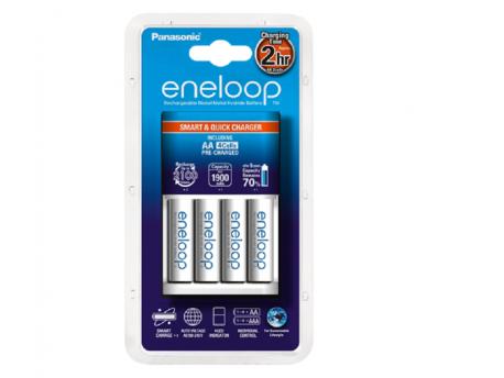 PANASONIC Punjac (2h) sa 4 baterije eneloop AA (K-KJ55MCC40E)