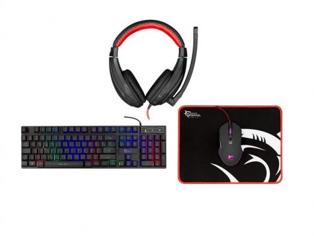 WHITE SHARK Tastatura + slušalice + miš + podloga  Comanche 2 GC-4102