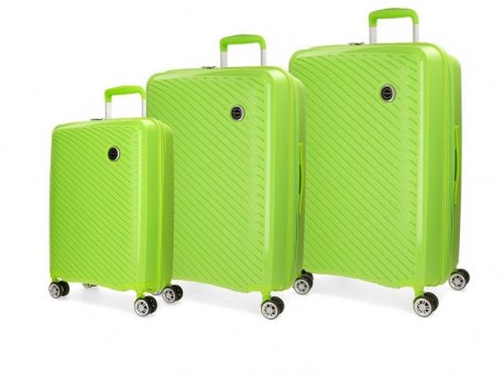 MOVOM TOKIO PP set kofera 3/1 sa 4 dupla točkića  zeleni  5879464