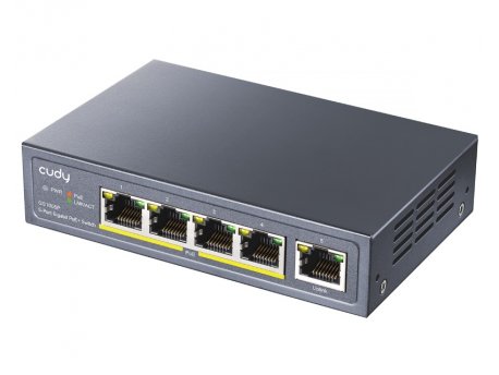 CUDY GS1005P PoE+ 5port Gigabitni switch