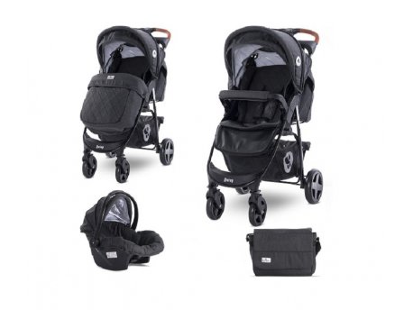 LORELLI BERTONI KOLICA DAISY SET BLACK (2021)