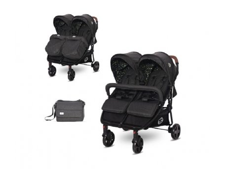 LORELLI BERTONI KOLICA DUO + TORBA ZA MAME BLACK CIRCLES (2020)