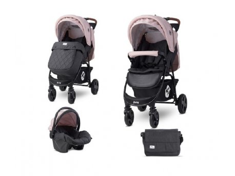 LORELLI BERTONI KOLICA DAISY SET BLACK & CAMEO ROSE (2021)