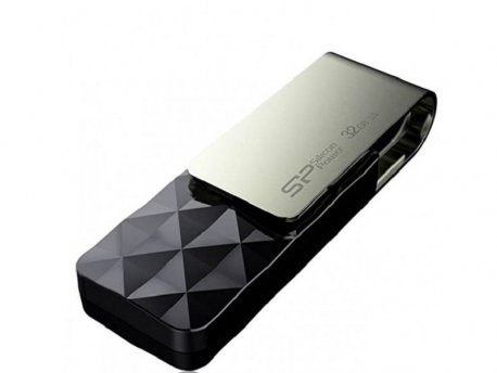SILICON POWER Flash Drive Silicon Power 32GB Blaze B30 USB3.1 SP032GBUF3B30V1K Black