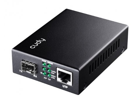 CUDY MC220 Gigabit Ethernet Fiber konverter sa 1 SFP slotom
