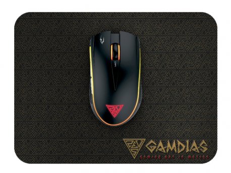 GAMDIAS Miš + podloga Zeus E2 3200dpi