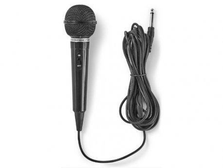 NEDIS MPWD01BK karaoke mikrofon 6.35mm