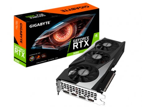 GIGABYTE NVidia GeForce RTX 3060, 12GB, 192-bit, GV-N3060GAM OC-12GD LHR