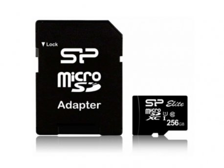 SILICON POWER MicroSDXC 256GB SP256GBSTXBU1V10SP UHS-I Class 10