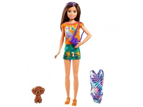 BARBIE Lutka brineta i ljubimac