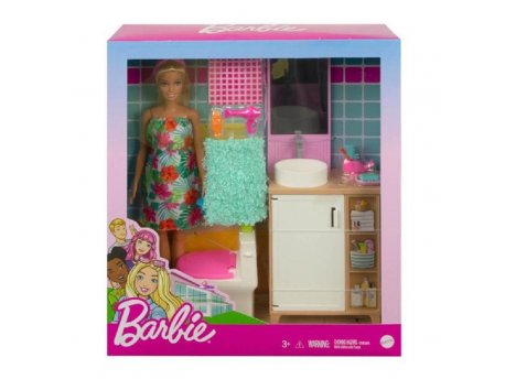 BARBIE Lutka i oprema za kupatilo