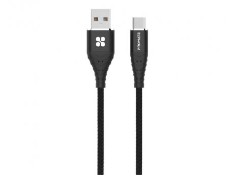 PROMATE CCord-1 USB-A to USB-C kabl 1m crni