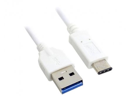 E-GREEN Kabl 3.0 USB A - USB 3.1 tip C M/M 1m beli