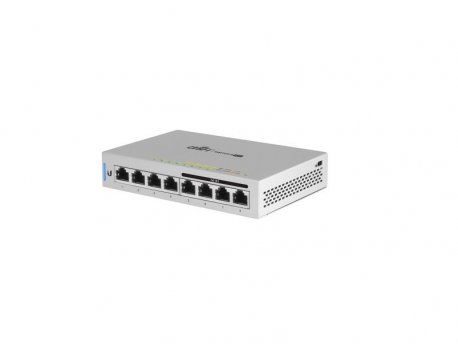 UBIQUITI 8-Port Fully Managed Gigabit Switch, US-8-60W-EU