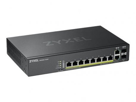 Zyxel GS2220-10HP,EU region,8-port GbE L2 PoE Switch, GS2220-10HP-EU0101F