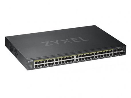 Zyxel GS1920-48HPv2, 52 Port Smart Managed PoE Switch, GS192048HPV2-EU0101F