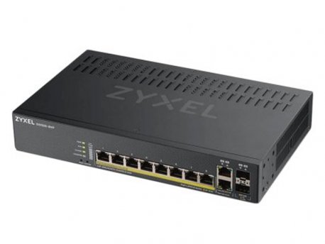 Zyxel GS1920-8HPv2, 10 Port Smart Managed Switch, GS1920-8HPV2-EU0101F
