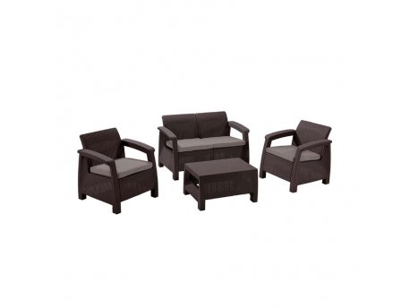 KETER CORFU II Baštenski set, Pe-ratan, braon (CU 223201)