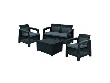 KETER CORFU II Box Baštenski set, grafit ( CU 223174)