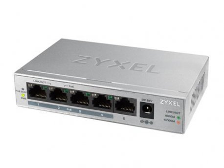 Zyxel GS1005-HP, 5 Port Switch, GS1005HP-EU0101F
