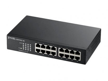 Zyxel GS1100-16, 16-port Switch, GS1100-16-EU0102F