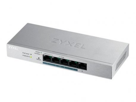 Zyxel GS1200-5HP, 5-port Desktop Gigabit Web Smart switch, GS1200-5HP-EU0101F