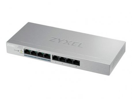 Zyxel GS1200-8HP, 8-port Desktop Gigabit Web Smart switch, GS1200-8HP-EU0101F