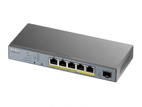 Zyxel GS1350-6HP, 6 Port managed CCTV PoE switch, GS1350-6HP-EU0101F