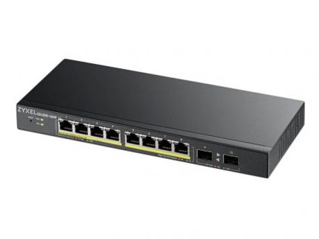 Zyxel GS1900-10HP 10-port Desktop Gigabit Web Smart switch, GS1900-10HP-EU0101F