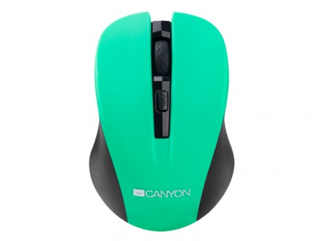 CANYON CNE-CMSW1GR 2.4GHz bežični miš, zeleni