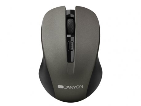 CANYON CNE-CMSW1G 2.4GHz bežični miš, sivi
