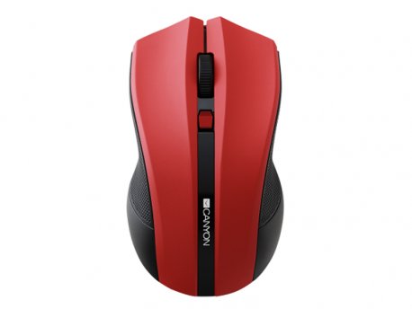 CANYON CNE-CMSW05R 2.4GHz bežični miš, crveni
