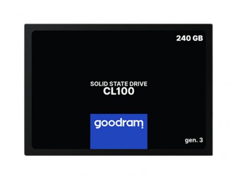 GOODRAM CL100 GEN 240GB, SATA III, 520MB/s / 400MB/s, SSDPR-CL100-240-G3