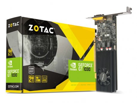 ZOTAC NVidia GeForce GT1030, 2GB, 64-bit, ZT-P10300A-10L