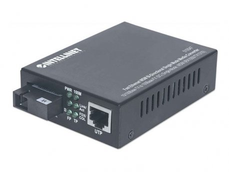 INTELLINET Fast Ethernet WDM Bi-Directional SM Media Convert