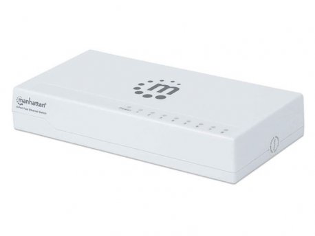 MANHATTAN INT MH 8-Port Fast Ethernet Switch, Plastic