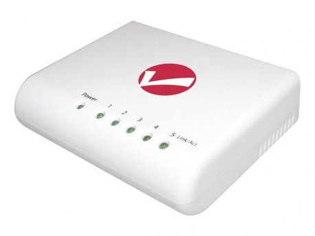 INTELLINET Switch 5-Port Fast Ethernet Office,Plastic 502023
