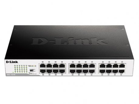 D LINK Switch 24-Port Gigabit Unmanaged Desktop DGS-1024D/E