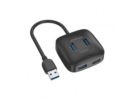PROMATE EZHUB-4S USB 3.0  Hub crni