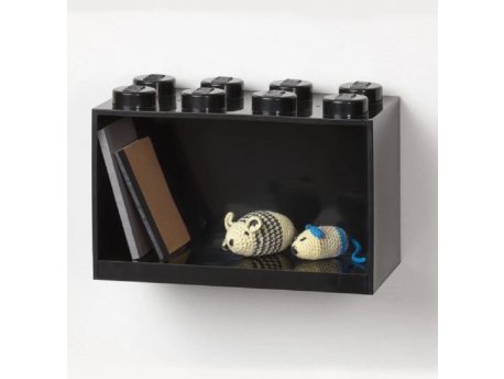 LEGO POLICA U OBLIKU KOCKE (8), CRNA