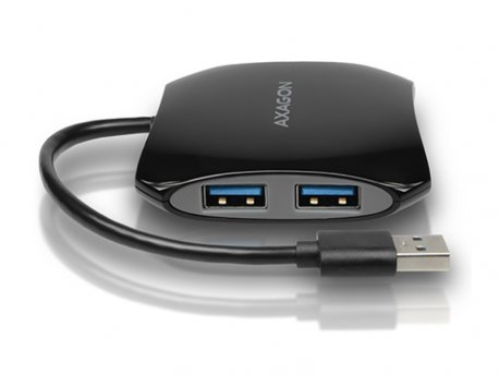 Axagon USB HUB HUE-S1B, 4xUSB 3.0, 0.15m, Black