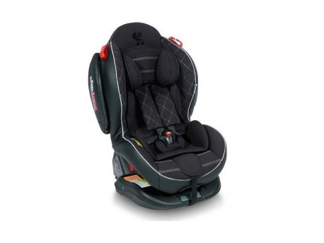 LORELLI BERTONI ARTHUR ISOFIX 0-25 KG BLACK LEATHER